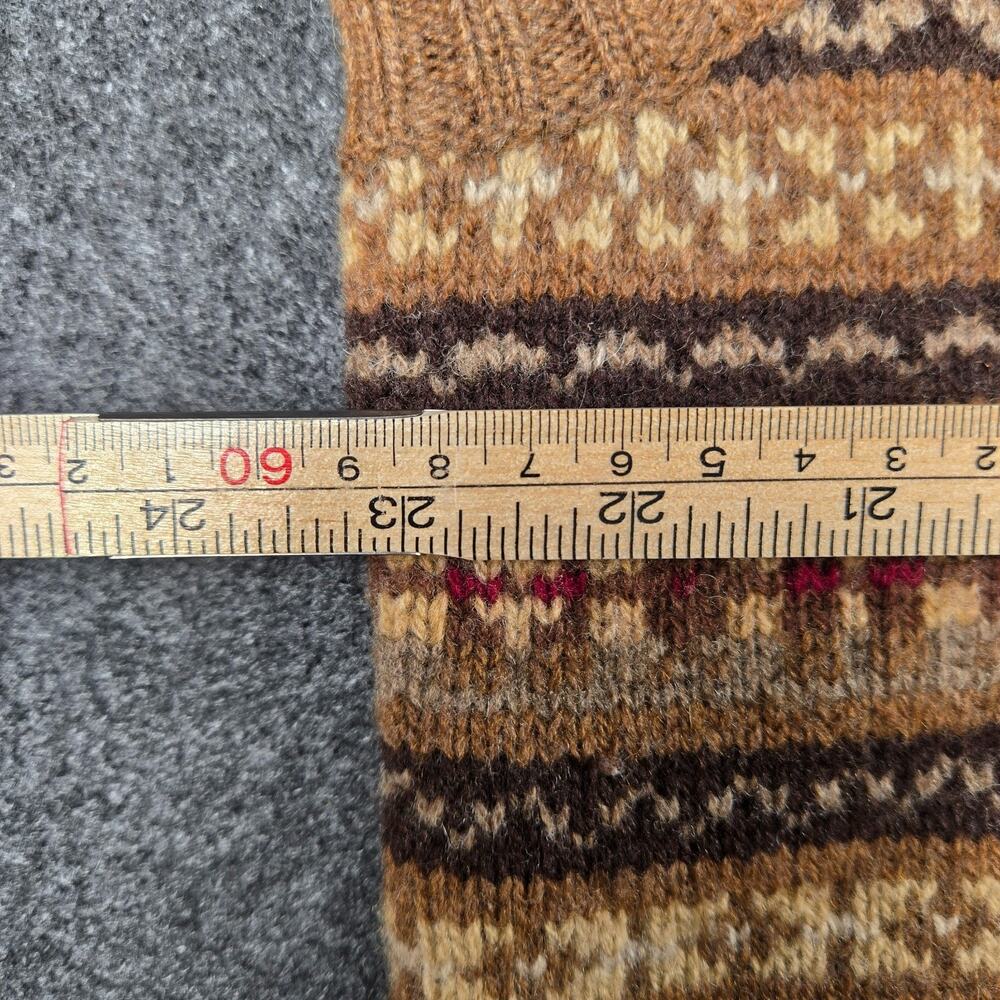 NWOT J.Crew Fair Isle 100% Lambswool Sweater Vest Masc Size XL V-Neck - Picture 5 of 6